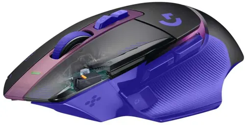 Геймърска безжична мишка Logitech G502 X Plus Lightsync RGB - Dark Lilac - 8