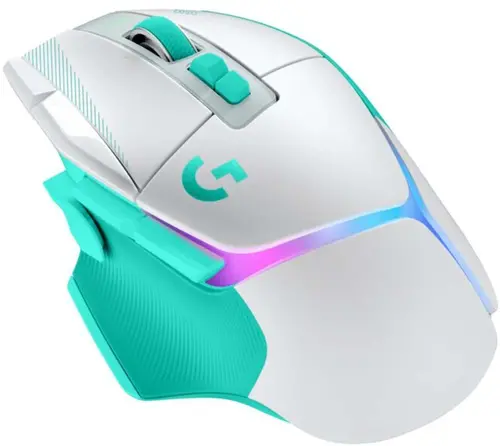Геймърска безжична мишка Logitech G502 X Plus Lightsync RGB - Mint - 2