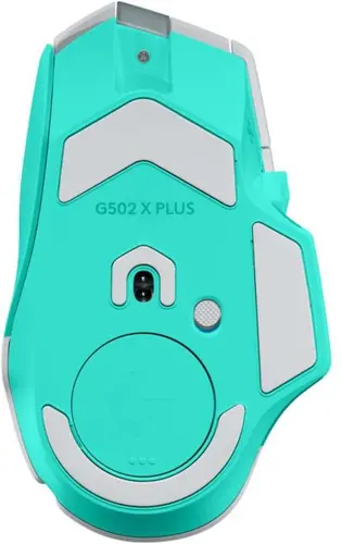 Геймърска безжична мишка Logitech G502 X Plus Lightsync RGB - Mint - 4