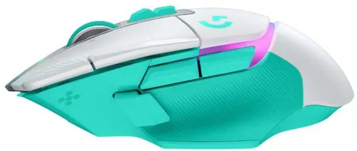 Геймърска безжична мишка Logitech G502 X Plus Lightsync RGB - Mint - 5