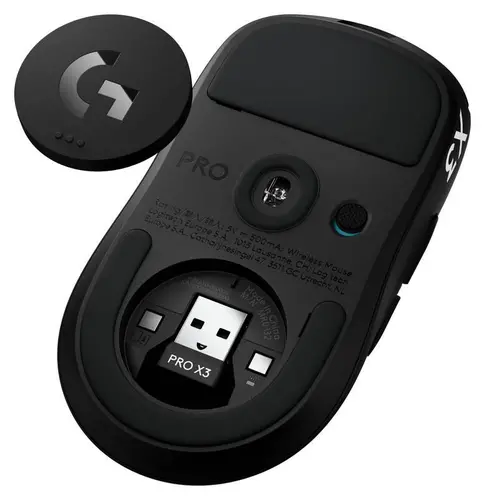 Геймърска мишка Logitech G Pro X3 Superstrike - Midnight Black - 7