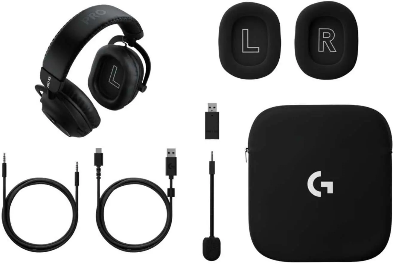 Безжични Геймърски слушалки Logitech PRO X3 Lightspeed - Черни - image 6
