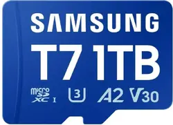 SAMSUNG T7 microSD Memory Card 1TB for Smartphones Tablets and Handheld Consoles up to 170MB/s Read