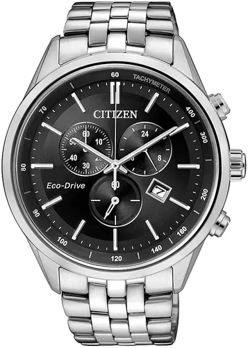 Ceas pentru bărbați CITIZEN Eco-Drive Sapphire Collection cadran negru - AT2141-87E - 1