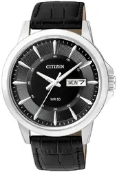 Мъжки часовник CITIZEN Black Dial Black Leather - BF2011-01EE