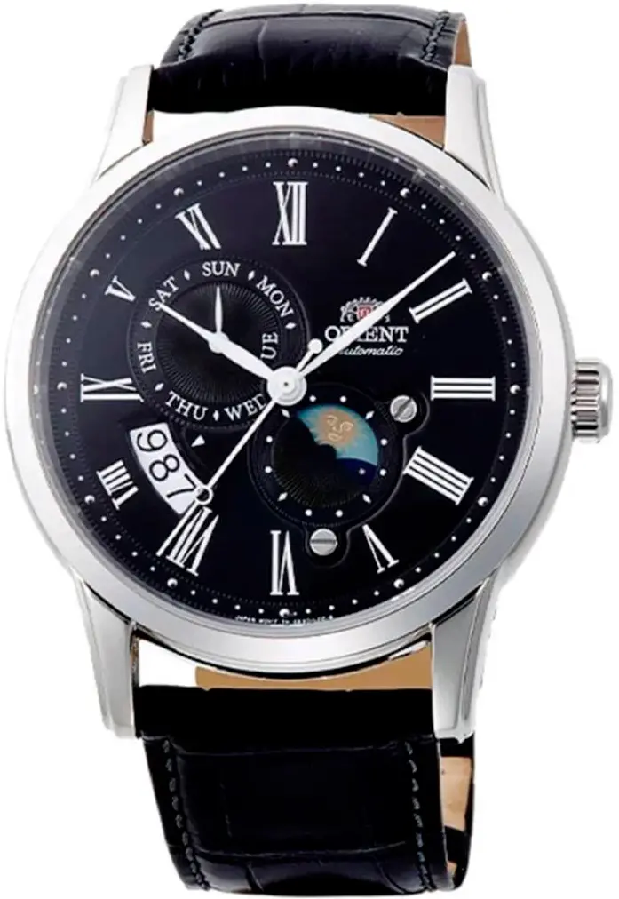 Ανδρικό αυτόματο ρολόι Orient Classic Automatic Sun and Moon - RA-AK0010B