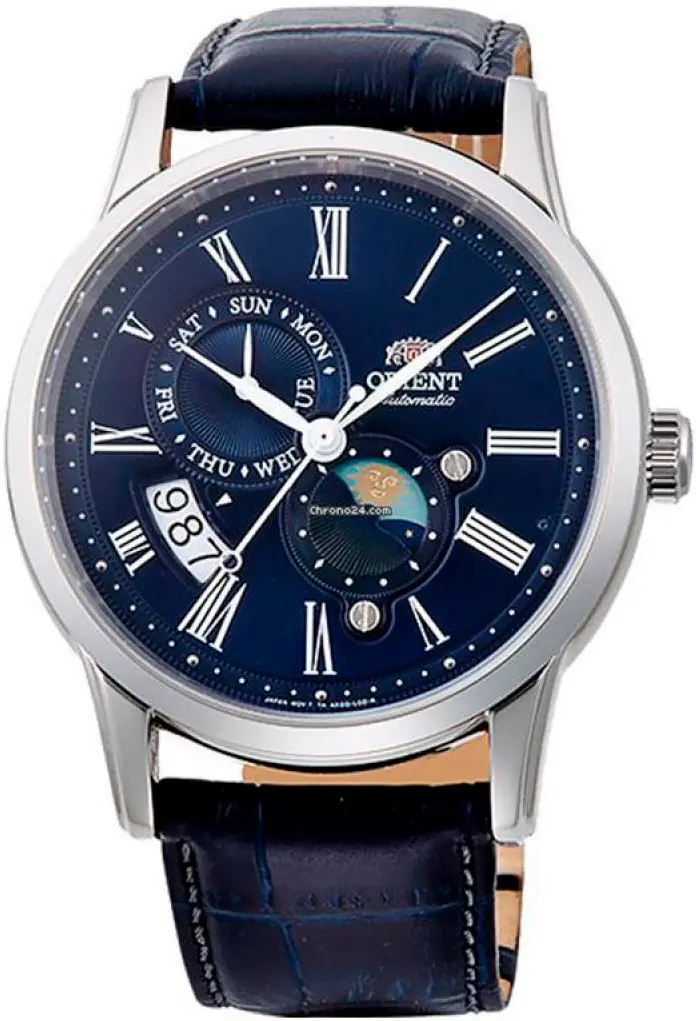 Ceas automat pentru bărbați Orient Classic Automatic Sun and Moon - RA-AK0011D