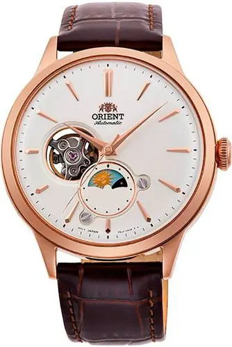 Ceas automat pentru bărbați Orient Classic Sun and Moon - RA-AS0102S Ceas automat pentru bărbați Orient Classic Sun and Moon - RA-AS0102S
