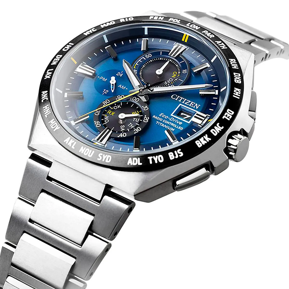 Ceas pentru bărbați Citizen Eco-Drive Chronograph - AT8234-85L - image 2