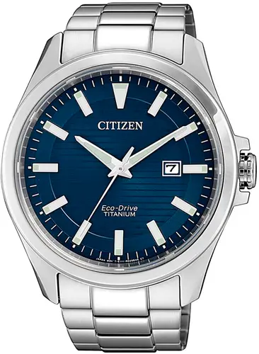 Мъжки аналогов часовник Citizen Eco-Drive Super Titanium - BM7470-84L
