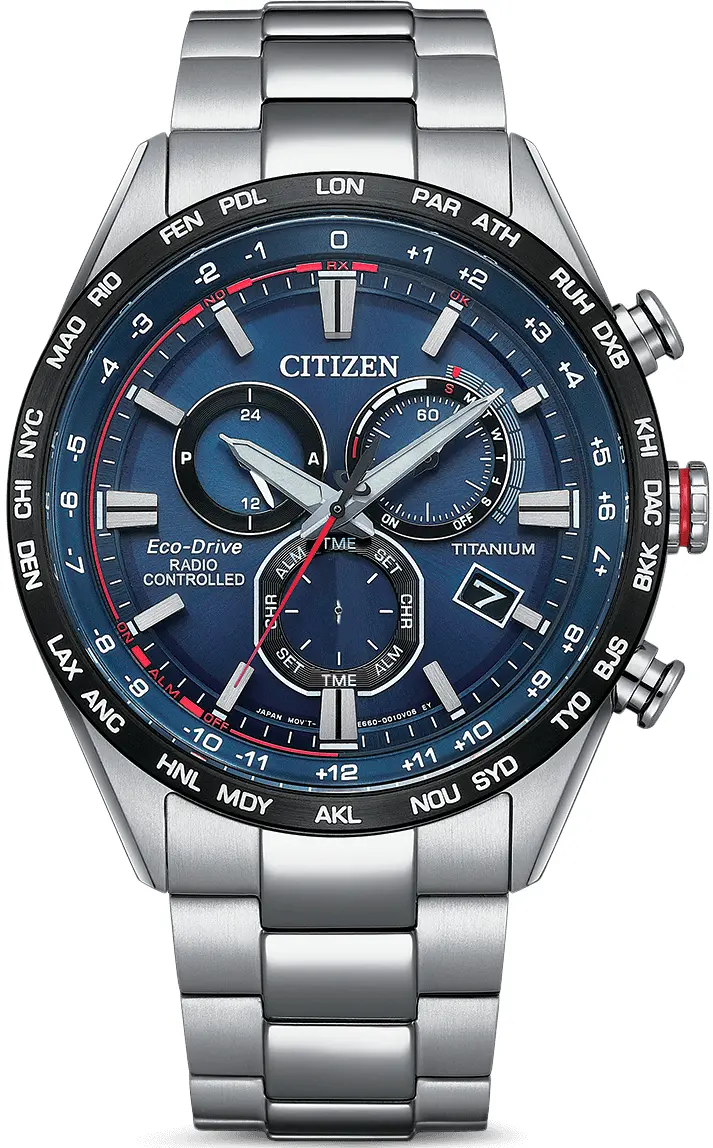 Ceas analogic pentru bărbați Citizen Eco-Drive Titanium - CB5925-82X