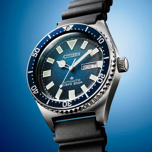 Мъжки часовник Citizen Automatic Diver Challenge - NY0129-07LE - 4