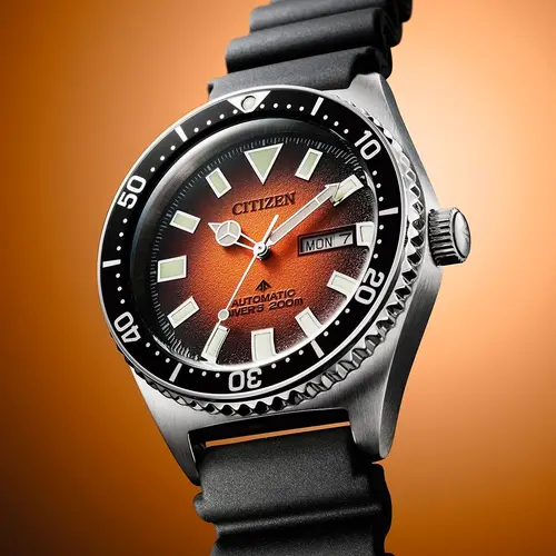 Мъжки часовник Citizen Automatic Diver Challenge - NY0120-01ZE - 4
