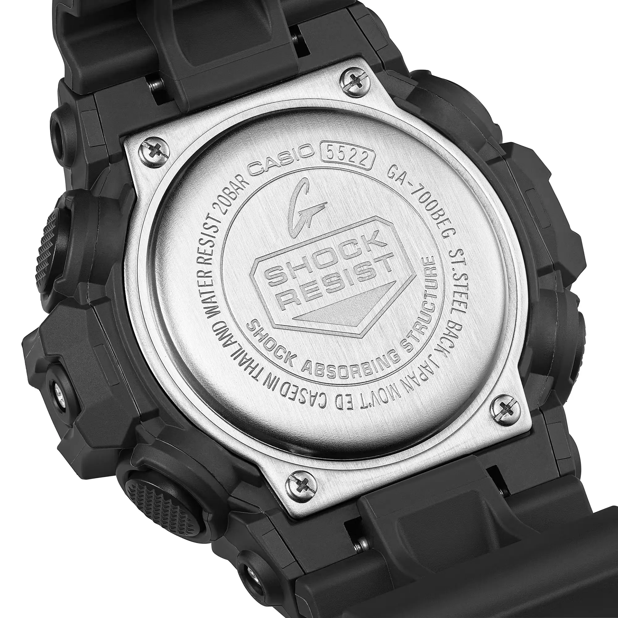 Мъжки часовник Casio G-Shock - GA-700BEG-1AER - image 4