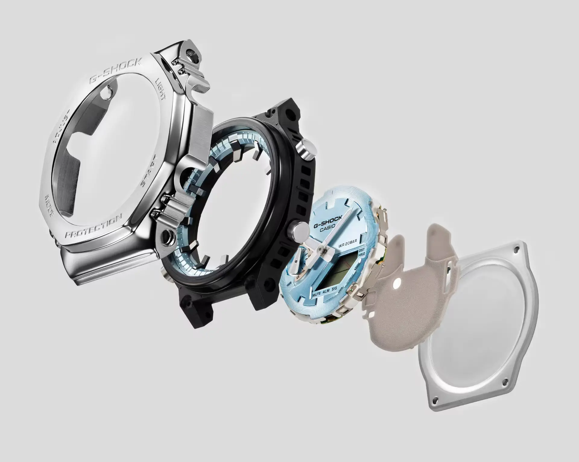 Ανδρικό ρολόι Casio G-Shock - GM-2110D-3A1ER - image 2