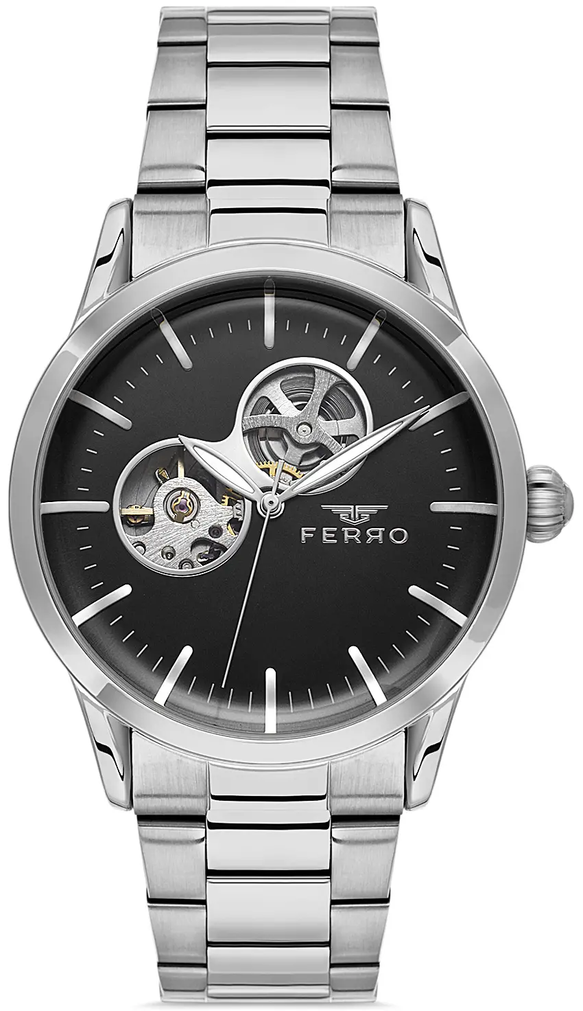 Ceas bărbătesc Ferro Open Heart - F31445A-A2