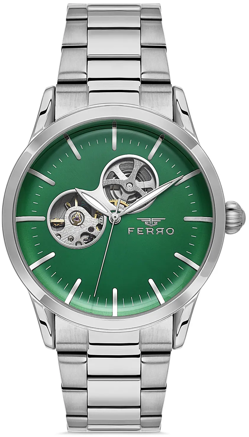 Ανδρικό ρολόι Ferro Open Heart - F31445A-A6