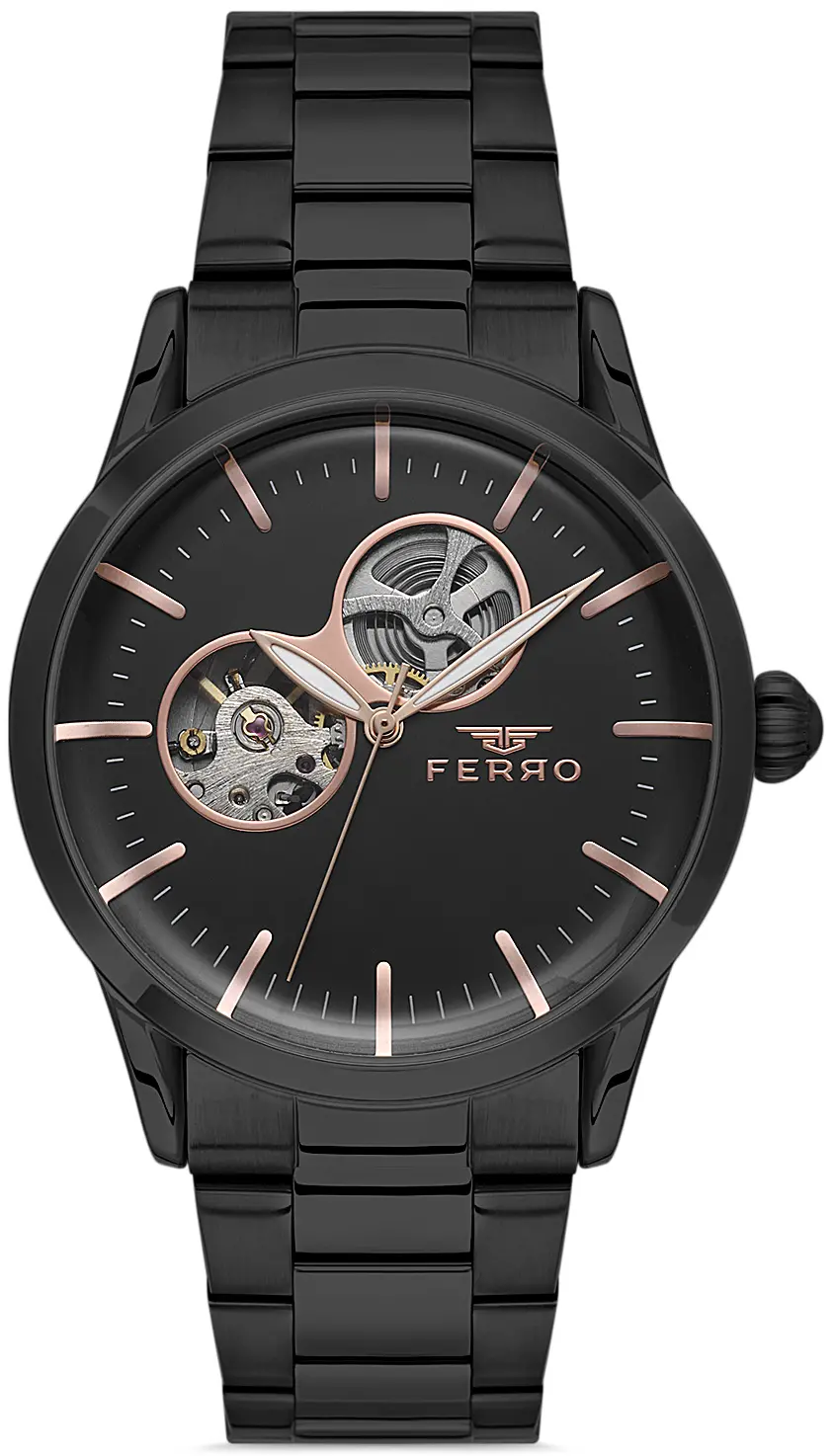 Ceas bărbătesc Ferro Open Heart - F31445A-G