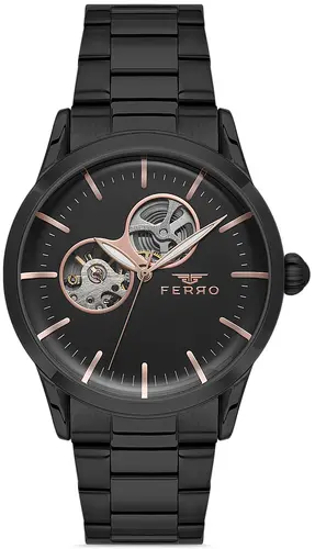 Ceas bărbătesc Ferro Open Heart - F31445A-G - 1