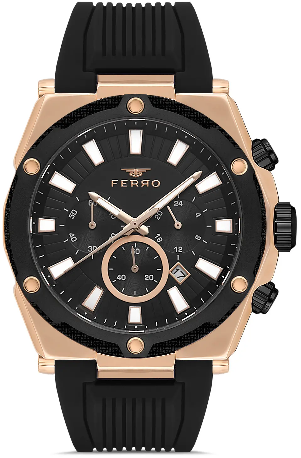 Ανδρικό ρολόι Ferro Chronograph - FM11396D-R