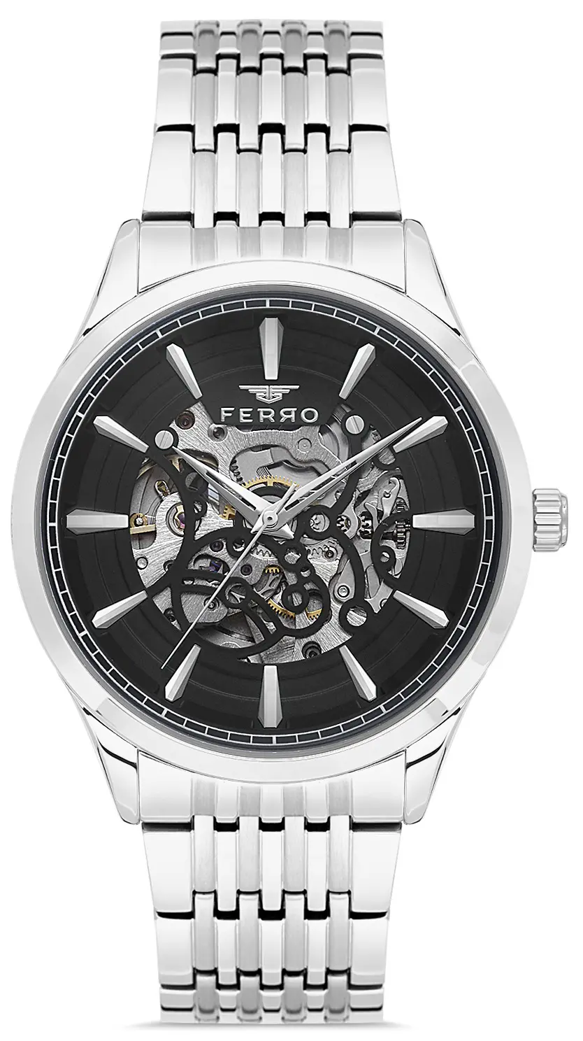 Ceas bărbătesc Ferro Skeleton Automatic- FM31440A-A2