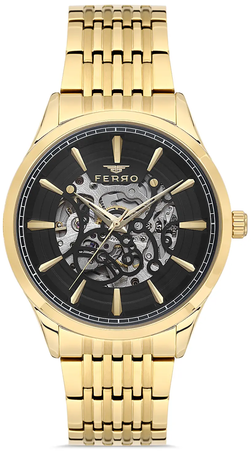 Ανδρικό ρολόι Ferro Skeleton Automatic- FM31440A-B2