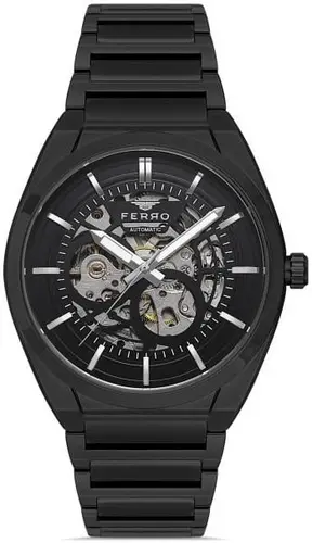 Мъжки часовник Ferro Skeleton Automatic- FM3194AWT-G