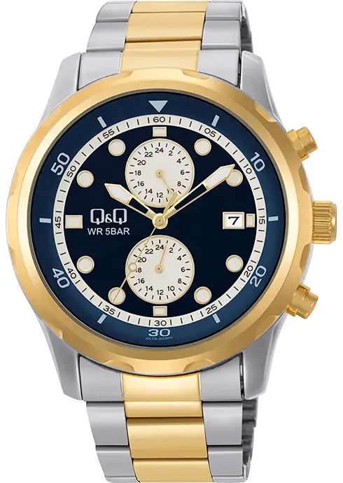 Мъжки часовник Q&Q Dual Time - A57A-003PY