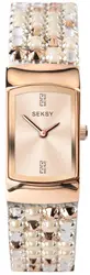 Дамски часовник Seksy Iridescent Pink Slim Swarovski Crystals - S-2952.37