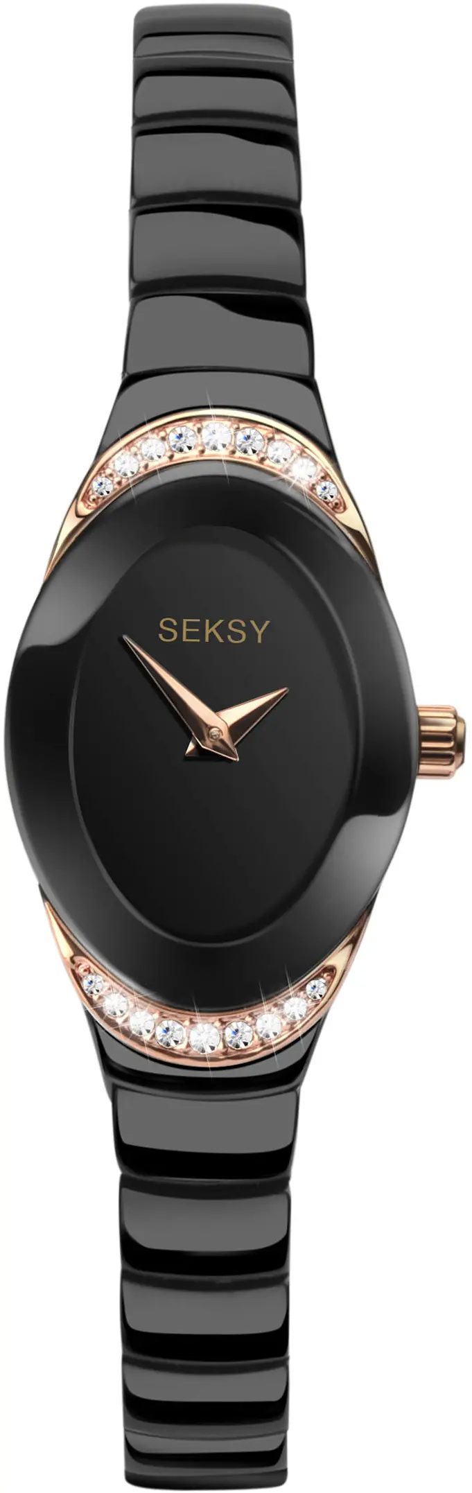 Дамски аналогов часовник Seksy Swarovski Crystals Elegance - S-2298.00