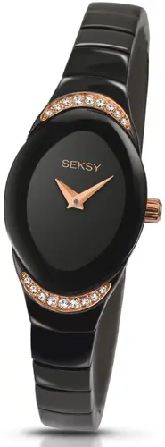Γυναικείο αναλογικό ρολόι Seksy Swarovski Crystals Elegance - S-2298.00 - 2