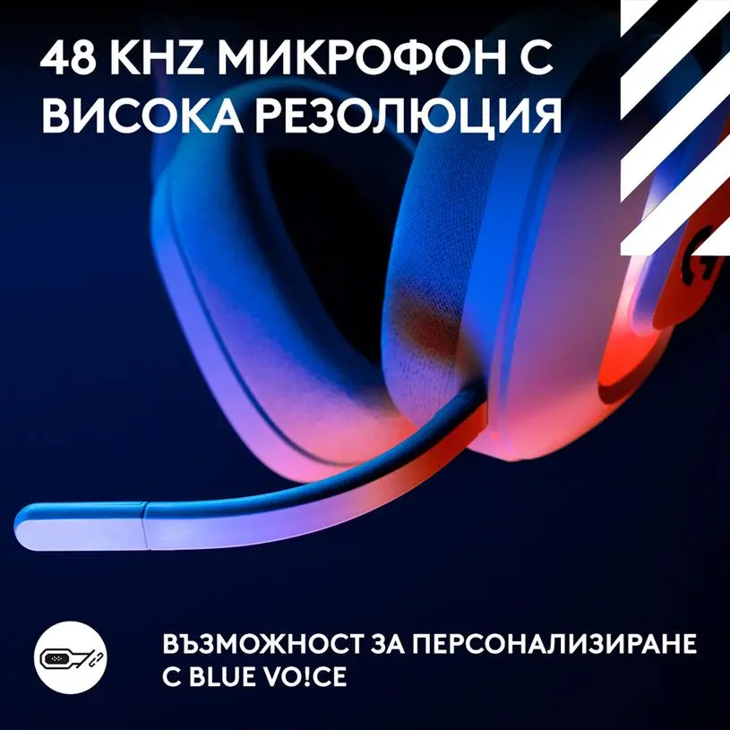 Геймърски безжични слушалки Logitech ASTRO A20 X Lightspeed - Бял - image 3