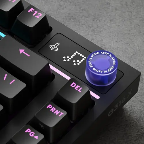 Геймърска механична клавиатура Logitech G316 X 75 - Hot-Swappable Tactile Switch - Черен - 4