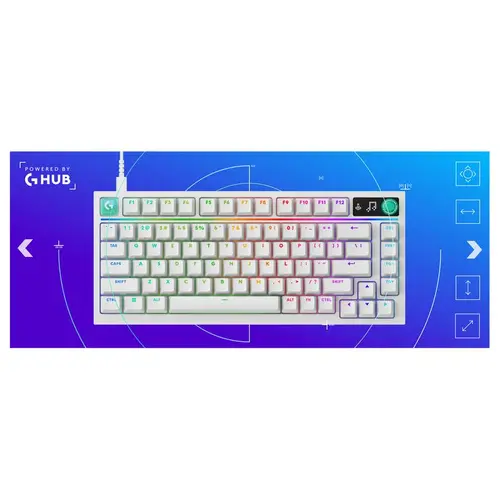Tastatură mecanică gaming Logitech G316 X 75 - Hot-Swappable Tactile Switch - Alb - 2