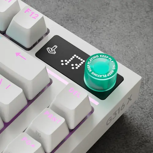 Tastatură mecanică gaming Logitech G316 X 75 - Hot-Swappable Tactile Switch - Alb - 4