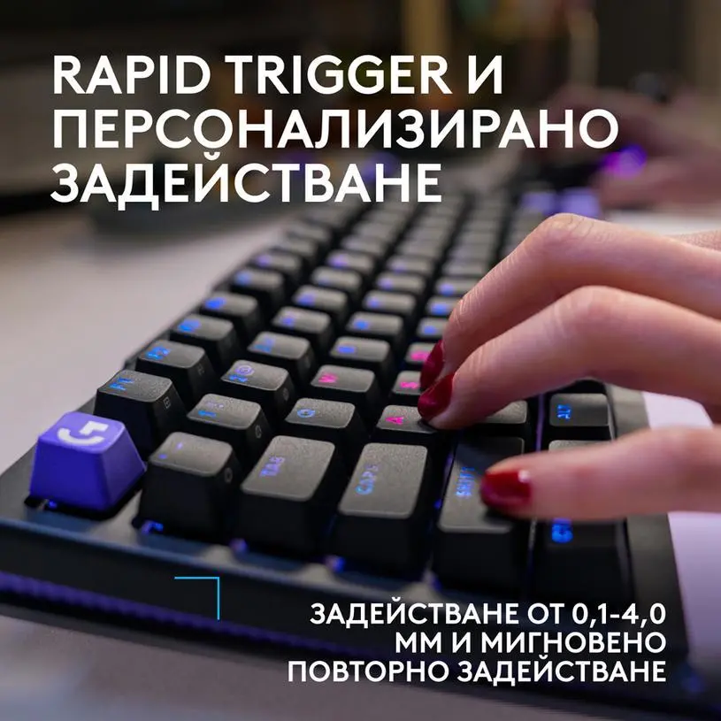 Μηχανικό πληκτρολόγιο gaming Logitech G512 X 98 - Dual Swap Linear Analog/Mechanical Switch - Μαύρο - image 8