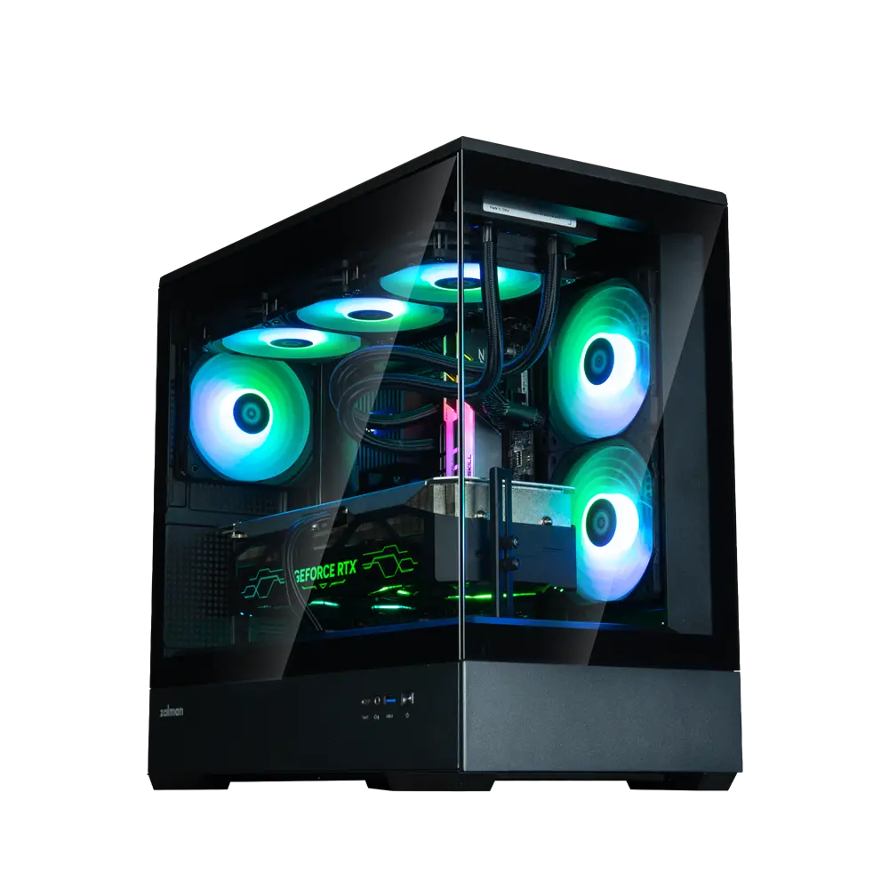 Кутия за компютър, Zalman ZALMAN P30 V2 MATX MIN TWR BLC - image 6