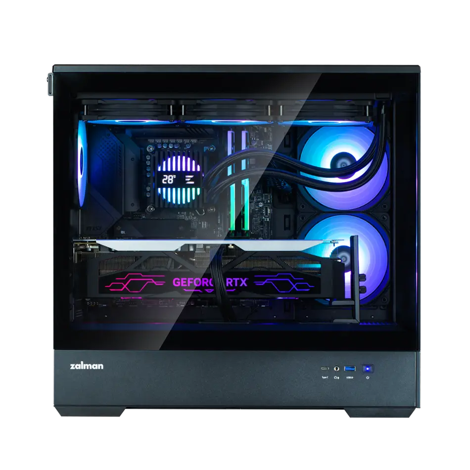Carcasă pentru calculator, Zalman ZALMAN P30 V2 MATX MIN TWR BLC - image 8