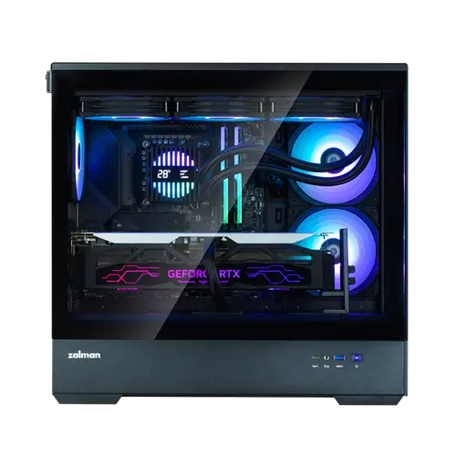 Carcasă pentru calculator, Zalman ZALMAN P30 V2 MATX MIN TWR BLC - 9