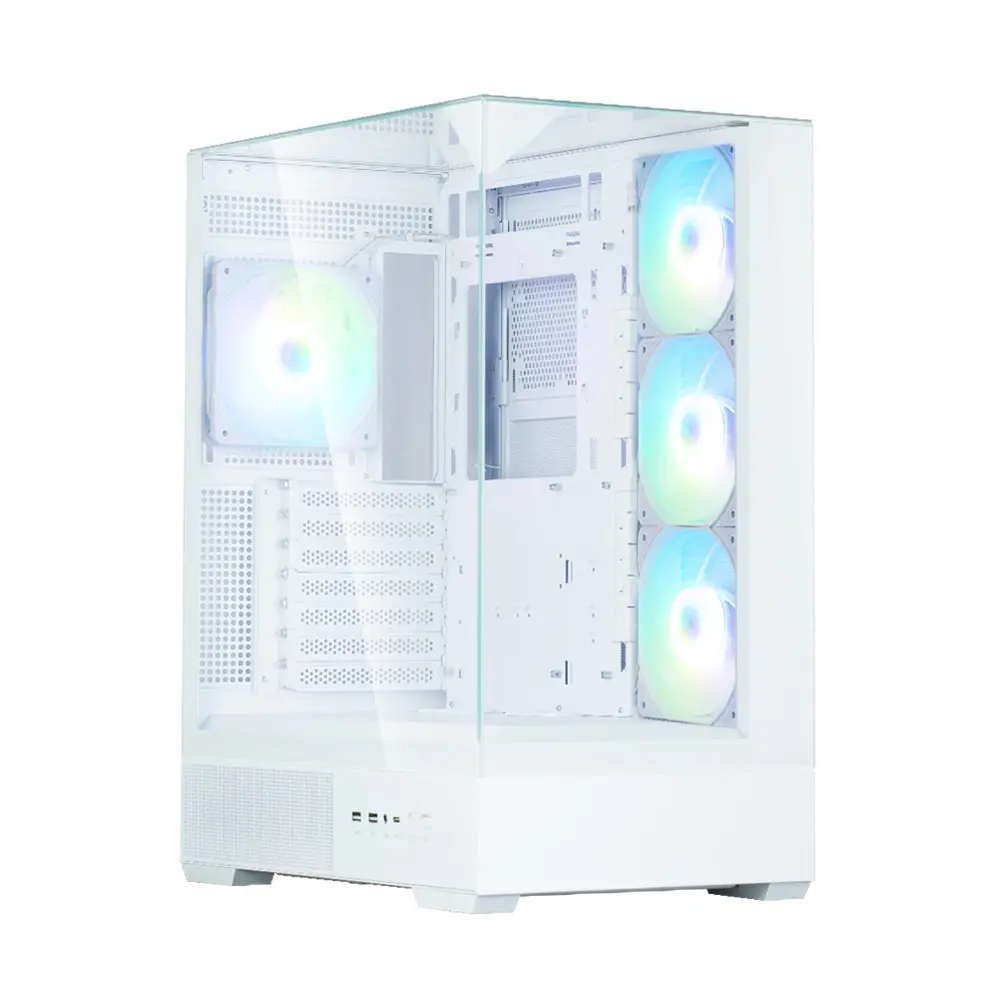 Carcasă pentru calculator, Zalman ZALMAN P40 PRISM+ ATX MID alb