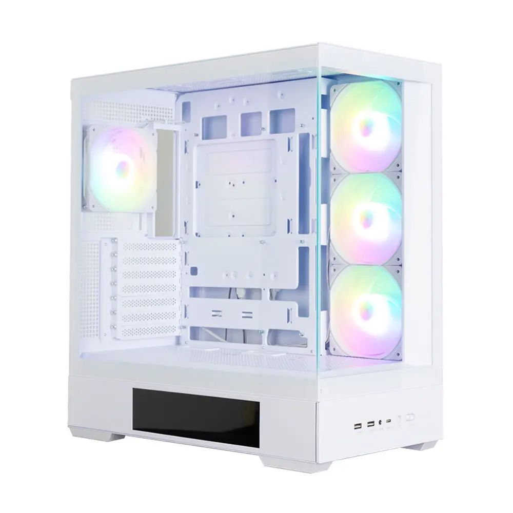 Carcasă calculator, Zalman ZALMAN P40 DS ATX MID TWR WHIT - image 2