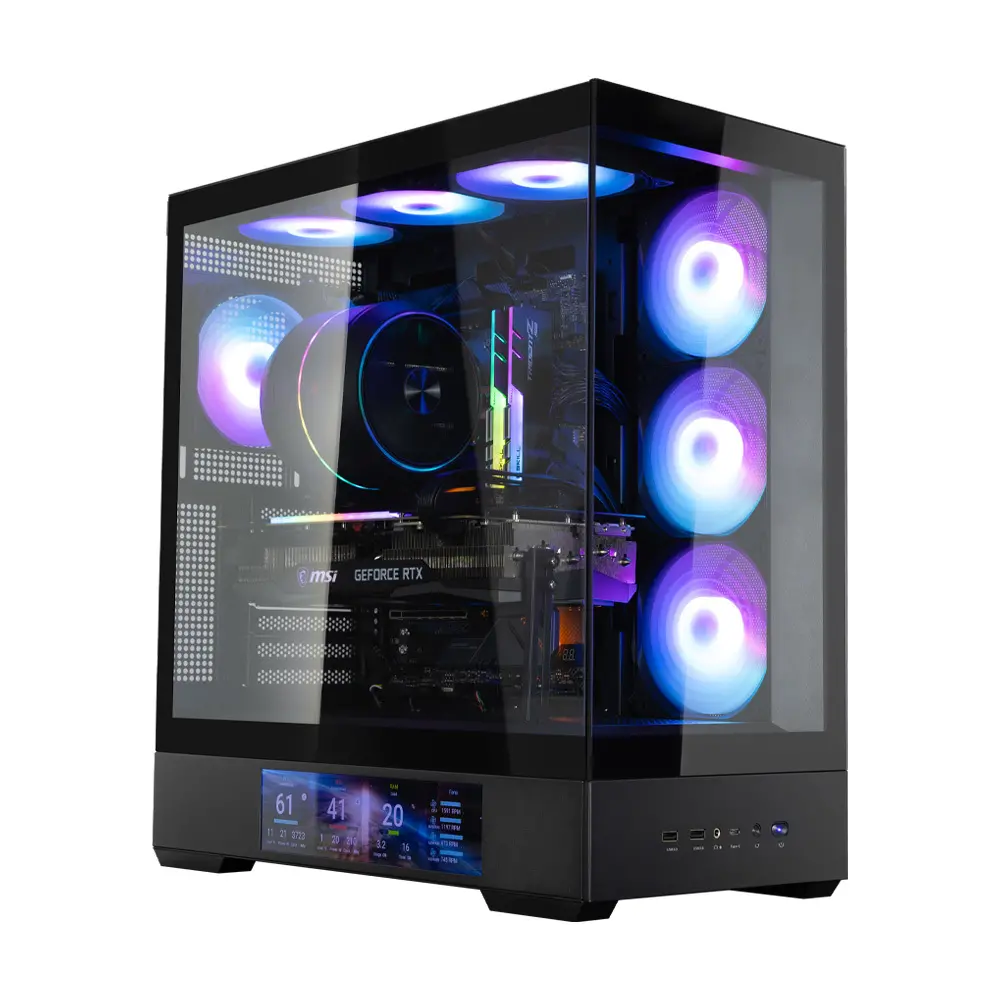 Carcasă PC, Zalman ZALMAN P40 DS ATX MID TWR negru - image 3