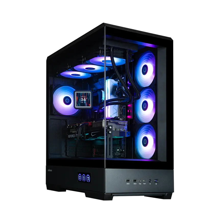 Carcasă PC, Zalman ZALMAN P50 DS ATX MID TWR negru - image 9