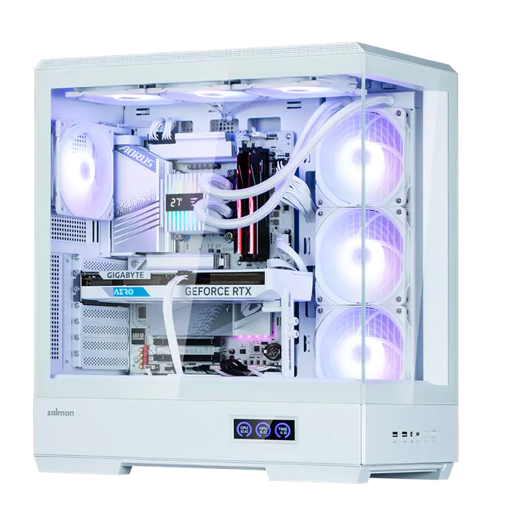 Carcasă PC, Zalman ZALMAN P50 DS ATX MID TWR alb - image 1