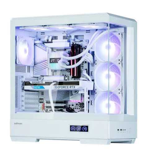 Κουτί υπολογιστή, Zalman ZALMAN P50 DS ATX MID TWR λευκό - 2