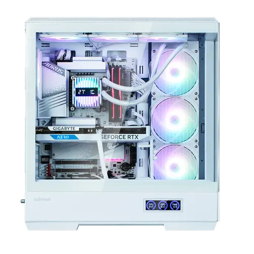 Carcasă PC, Zalman ZALMAN P50 DS ATX MID TWR alb - 3