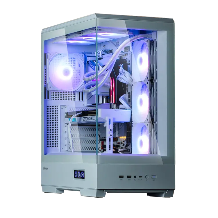 Carcasă PC, Zalman ZALMAN P50 DS ATX MID TWR alb - image 3