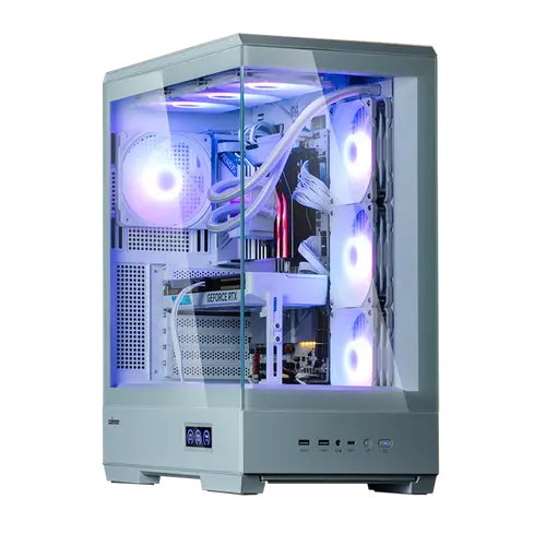 Carcasă PC, Zalman ZALMAN P50 DS ATX MID TWR alb - 4