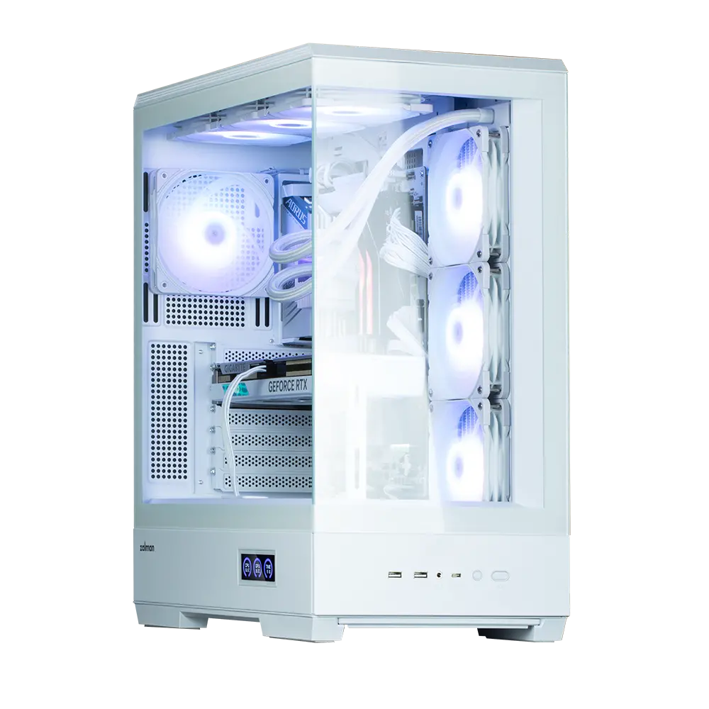 Κουτί υπολογιστή, Zalman ZALMAN P50 DS ATX MID TWR λευκό - image 4