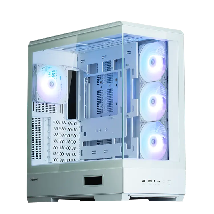 Carcasă PC, Zalman ZALMAN P50 DS ATX MID TWR alb - image 7